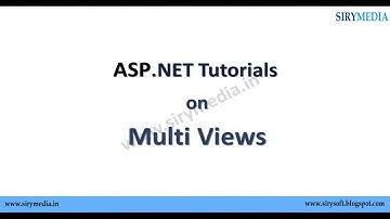 multi view in asp net