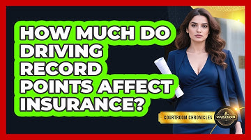 How Much Do Driving Record Points Affect Insurance?