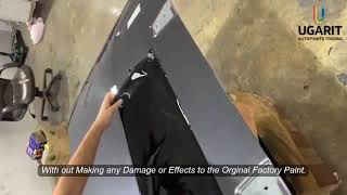 HALO EFX CLEAR COATING (Peelable Rubber Paint) How to Peel it off