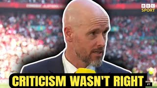ERIK TEN HAG ISSUE KOBBIE MAINOO WARNING AFTER F.A CUP HEROIC WIN AGAINST MANCHESTER CITY