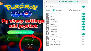 How to best pg sharp settings and pokemon go | how to add joystick pokemon go #pokemon#pgsharp screenshot 3