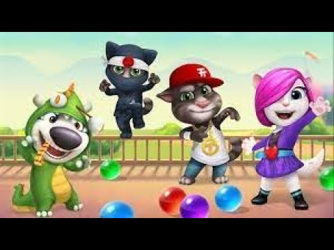 Talking Tom Bubble Shooter Official Trailer 6 