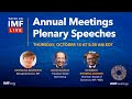 Annual Meetings Plenary Speeches