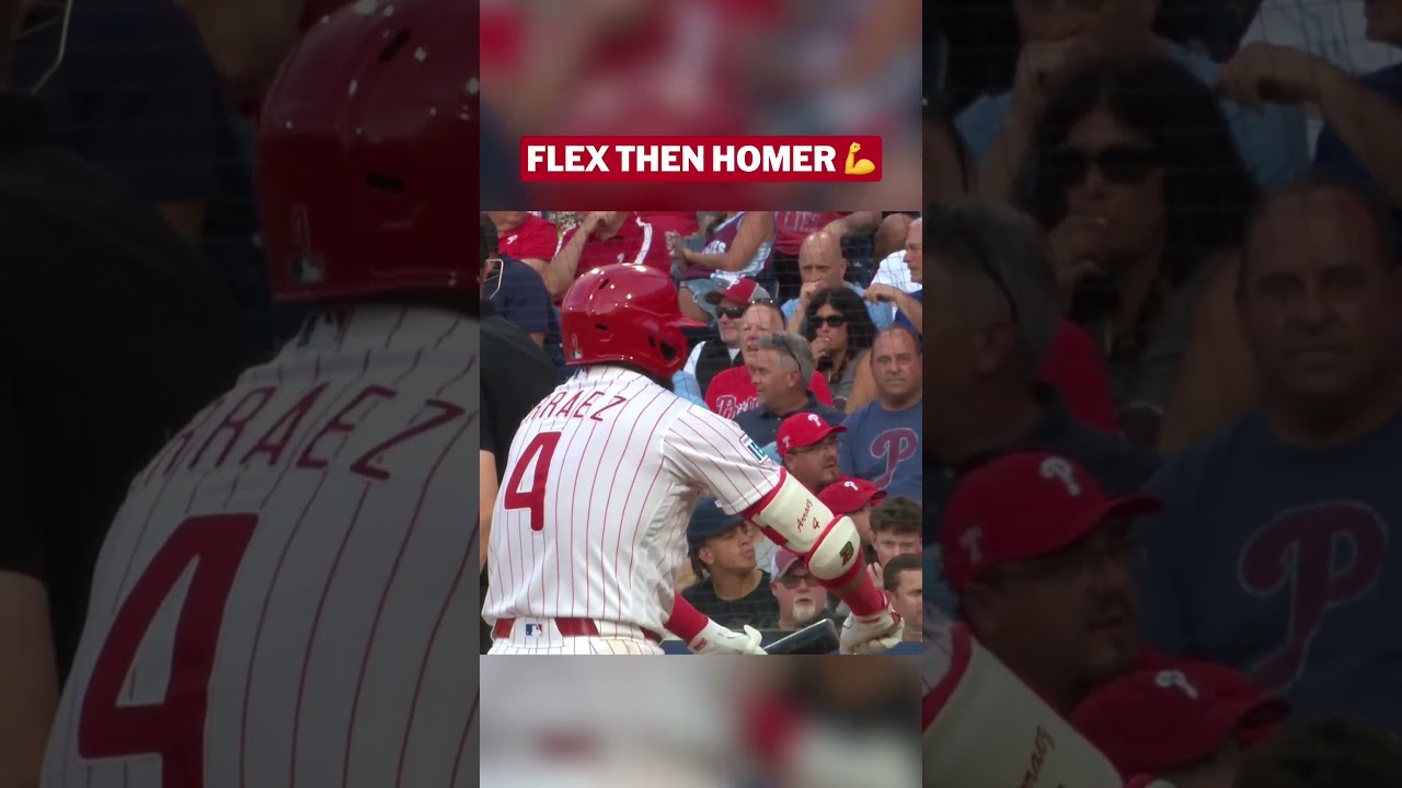 Luis Arraez with a little self-hype before blasting one out 🤣