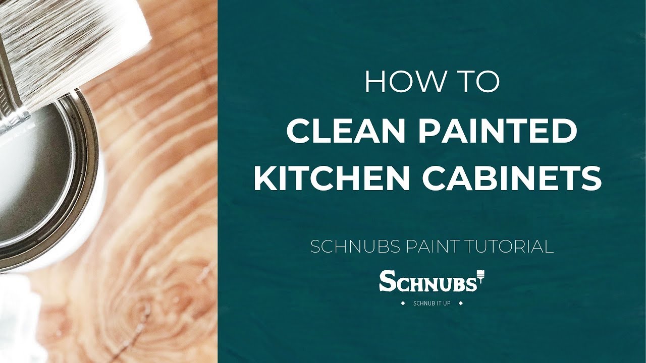 How To Clean Painted Kitchen Cabinets Schnubs Paint Tutorial