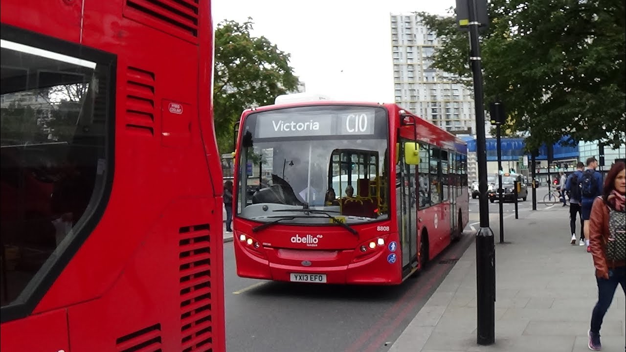 Abellio London Route C10 Journey | Alexander Dennis Enviro 200 Dart | 8808 (YX13EFO)