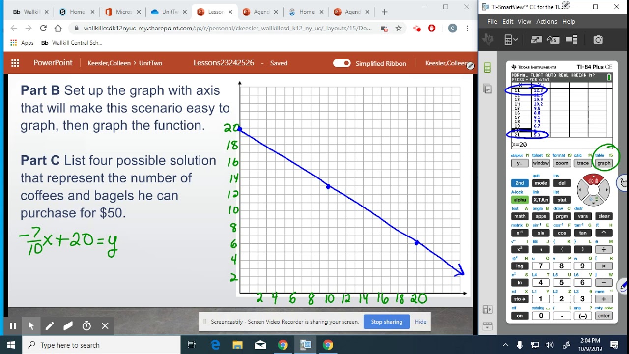 Linear Function Word Problems in Two Variables - YouTube