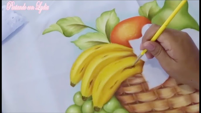 Como Pintar : Bananas ( Passo a Passo ) 