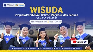 Wisuda IPB University Program Pendidikan Doktor, Magister, dan Sarjana Tahap I T.A. 2025/2026