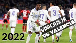 Vinicius Junior Vs Valencia Skills Highlights 09\/01\/2022