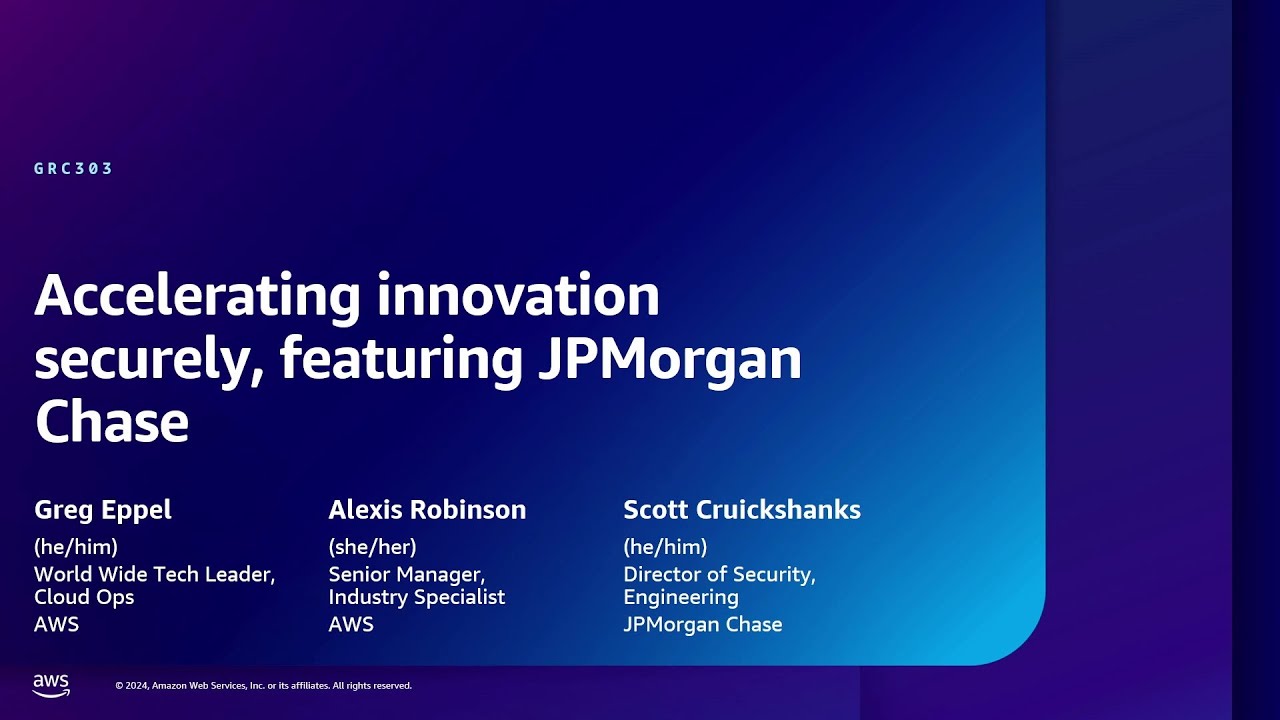 AWS re:Inforce 2024 - Accelerating innovation securely, featuring ...