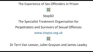 The Experience of Sex Offenders in Prison