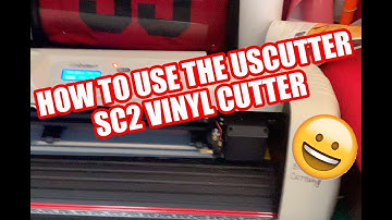 How to use uscutter sc2 uscutter mh vinyl cutter