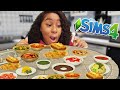 I MADE MY SIM COOK MEALS FOR 24 HOURS!!!