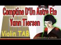 Comptine dun autre ete amelie  yann tiersen  violin  play along tab tutorial