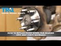 How to Replace Front Wheel Hub Bearing 1999-2007 Chevy Silverado