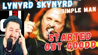 Video thumbnail of "Simple Man - Lynyrd Skynyrd Reaction"