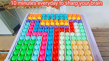 Brain Exercise fullcolor ball sorting is very smart and Smooth