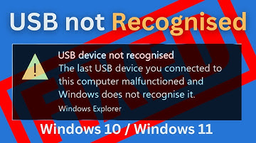"USB Device Not Recognized? 🚫 FIX It Fast on Windows 11 and 10 (5 Simple Solutions!)"