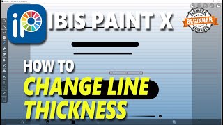 Ibis Paint X How To Change Line Thickness