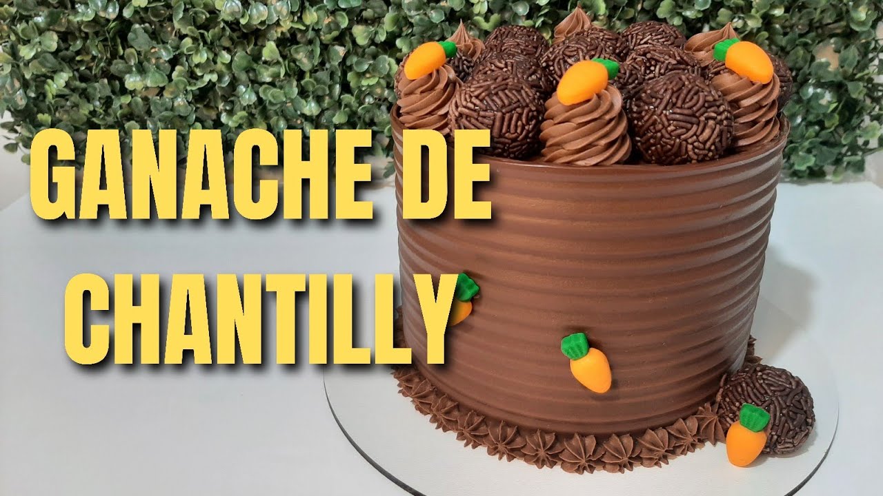 COMO FAZER GANACHE DE CHANTILLY PARA DECORAR SEUS BOLOS