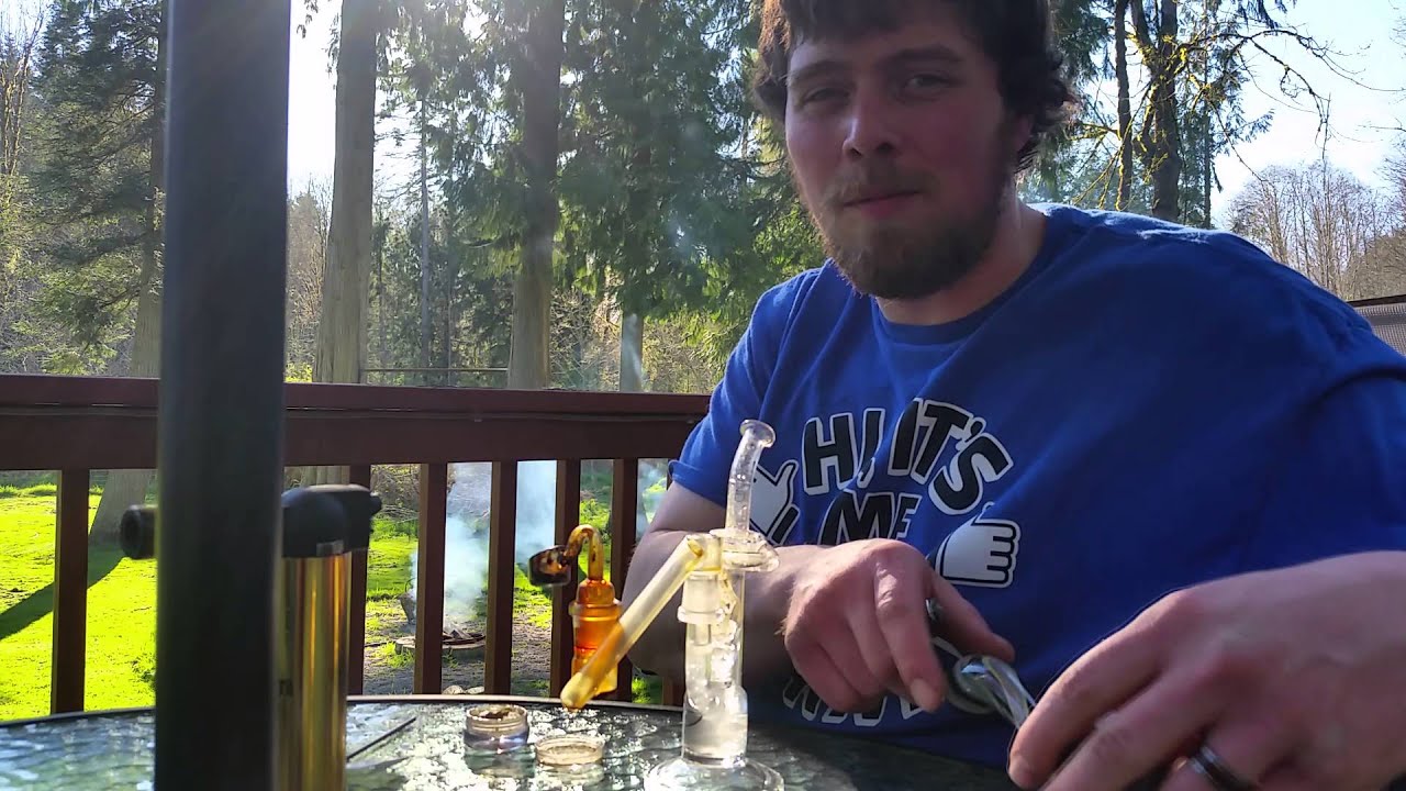 Orange Velvet on the porch.