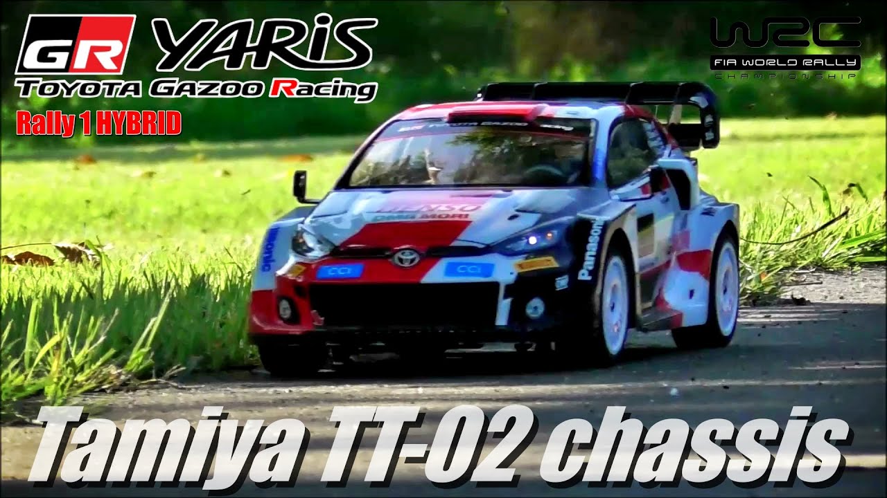 タミヤTT-02 GRヤリス Rally1 HYBRIDが欲しくなるビデオ WANT TT-02? TOYOTA GAZOO Racing  WRT/GR YARIS Rally1 HYBRID