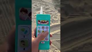 ASMR Lets Have Fun Walking with Elephant Best Sounds Learning Phone #asmr #toys #viralvideo #ytshort