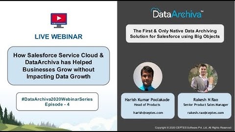 How Salesforce Service Cloud & DataArchiva has Helped Businesses Grow without Impacting Data Growth