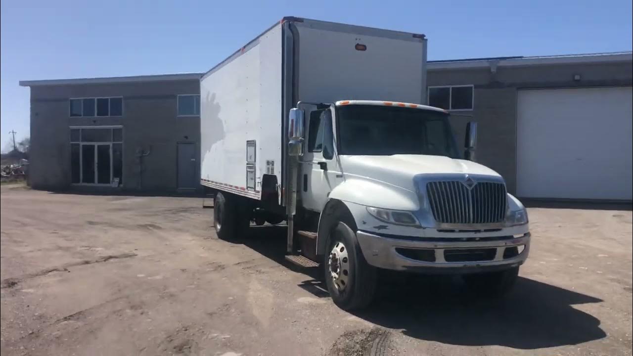 2010 International paper shredder truck YouTube