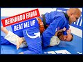 Bernardo faria vs jordan teaches jiujitsu  bjj rolling commentary