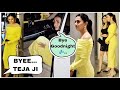 Exit  teja ji byeeeee  tejasswi prakash post event today in city  tejran bollywoodbandook