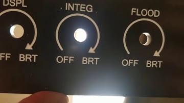 How to make flight simulator panels that are backlit