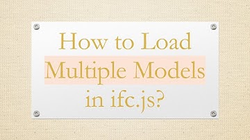 How to Load Multiple Models in ifc.js?