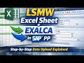 LSMW Excel Sheet & EXALCA in SAP PP (Full Guide)