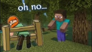 Steve? you gotta help me I am stuck! Minecraft meme | Skifitezz |