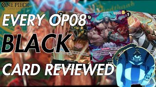 Reviewing EVERY new OP08 Black Card! | One Piece Card Game Two Legends