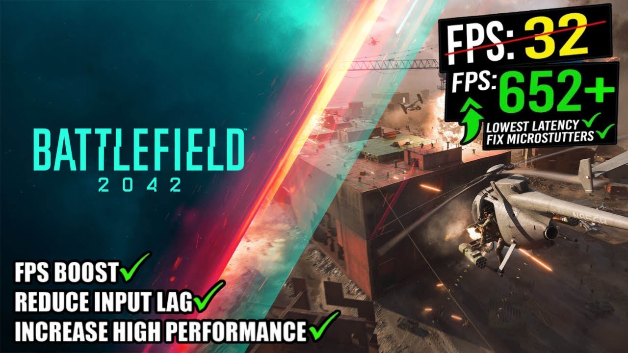 Battlefield 2042 : How to Boost FPS and Fix lag on LOW END PC - YouTube