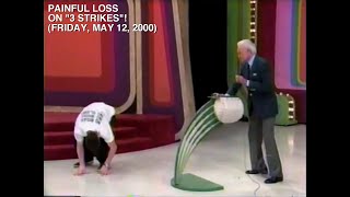 The Price Is Right Jonathon Berg Painy Loses 3 Strikes friday May 12 2000