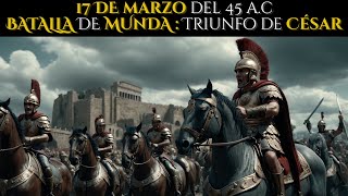 17 de marzo del 45 A.C : La Épica Batalla de Munda: El Legado de Julio César