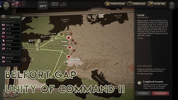 UNITY OF COMMAND II - VICTORY TO THE WEST - BELFORT GAP