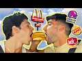 chicken sandwich mukbang | chris + brock