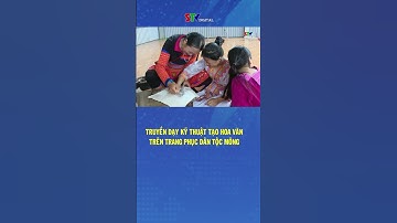 Truyền dạy kỹ thuật tạo hoa văn trên trang phục dân tộc Mông #shorts  #truyenhinhsonla #sonla