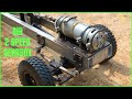 Diy rc liebherr 1350 61 112 scale  part 7  making 2 speed gearbox by using old drill machine
