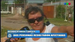 INCENDIO EN JUNCAL Y SANTA FE