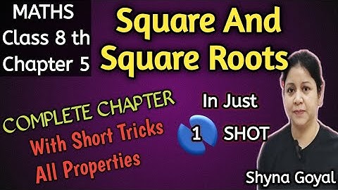 Square and Square Roots Maths Class 8 Introduction| Class 8 Maths Chapter 5 |NCERT Maths Class 8th