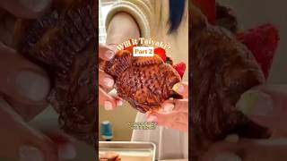 WILL IT TAIYAKI: Strawberry Matcha Croissant #taiyakiseries #willittaiyaki