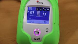 Suntech Vet30 - How To Measure Sp02