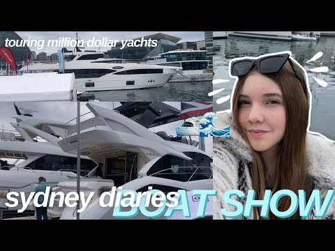 SYDNEY DIARIES: touring expensive yachts in sydney australia