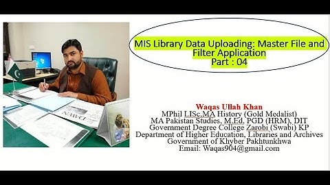 MIS Library Data Uploading (Part 4)
